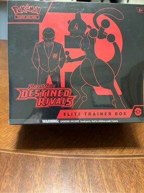 Pokemon Elite Trainer Box Scarlet & Violet Destined Rivals - Black and Red